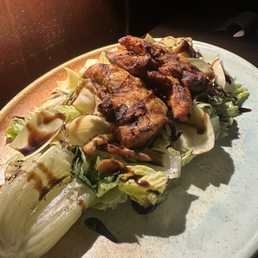 Grilled Charred Romaine Hearts salad