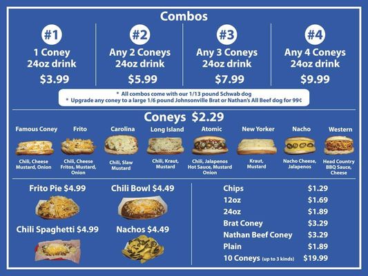 Menu photo 2 Jakes Coney Island Edmond, OK