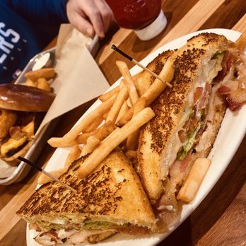 BJ's Restaurant & Brewhouse - California Chicken Club Sandwich - New American Near Me - Oxnard, California