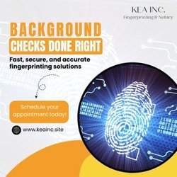 KEA Inc Fingerprinting & Notary