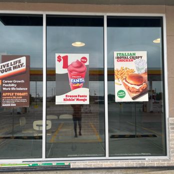 Burger King - a woman walking in front of a restaurant - Fast Food Near Me - Converse, Texas Burger King - a woman walking in front of a restaurant - Fast Food Near Me - Converse, Texas
