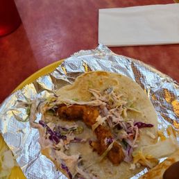 Southern-fried Chicken Tacos Southern-fried Chicken Tacos