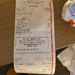 Receipt showing I asked for no Mayo only thing is I asked for loaded fries Receipt showing I asked for no Mayo only thing is I asked for loaded fries