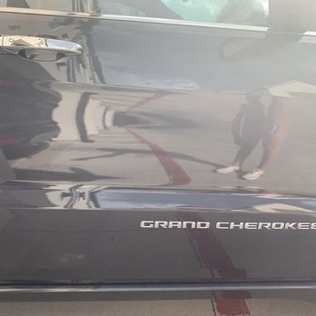 Alfredo Collision Repair - Door after hard to tell with glare but flawless!! No more dent and no scratches paint perfectly matched - Body Shops Near Me - Austin, Texas
