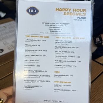 Bulla Gastrobar - Happy hour Mar 2026 - Spanish Near Me - Plano, Texas