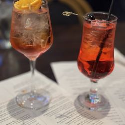 Madri - Strawberry spritzer & Shirley temple for the wife