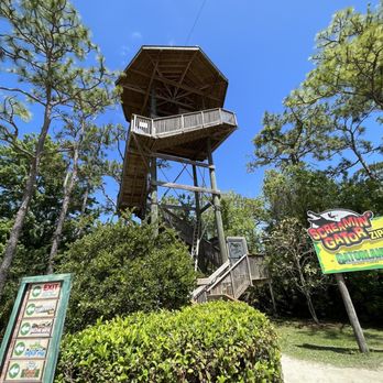 Gatorland - One of the zip line towers - Zoos Near Me - Orlando, Florida Gatorland - One of the zip line towers - Zoos Near Me - Orlando, Florida