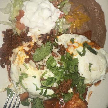 Oasis Restaurant - Chilaquiles with chorizo - Breakfast & Brunch Near Me - Dallas, Texas