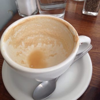 Cafe Jolie - An empty cup. It was that delish. - Breakfast & Brunch Near Me - Alameda, California