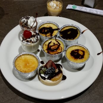 Eagles Buffet - Dessert! Creme Brulee, mousses and a tart. Chocolate syrup added from the sundae bar... - Buffets Near Me - Scottsdale, Arizona Eagles Buffet - Dessert! Creme Brulee, mousses and a tart. Chocolate syrup added from the sundae bar... - Buffets Near Me - Scottsdale, Arizona