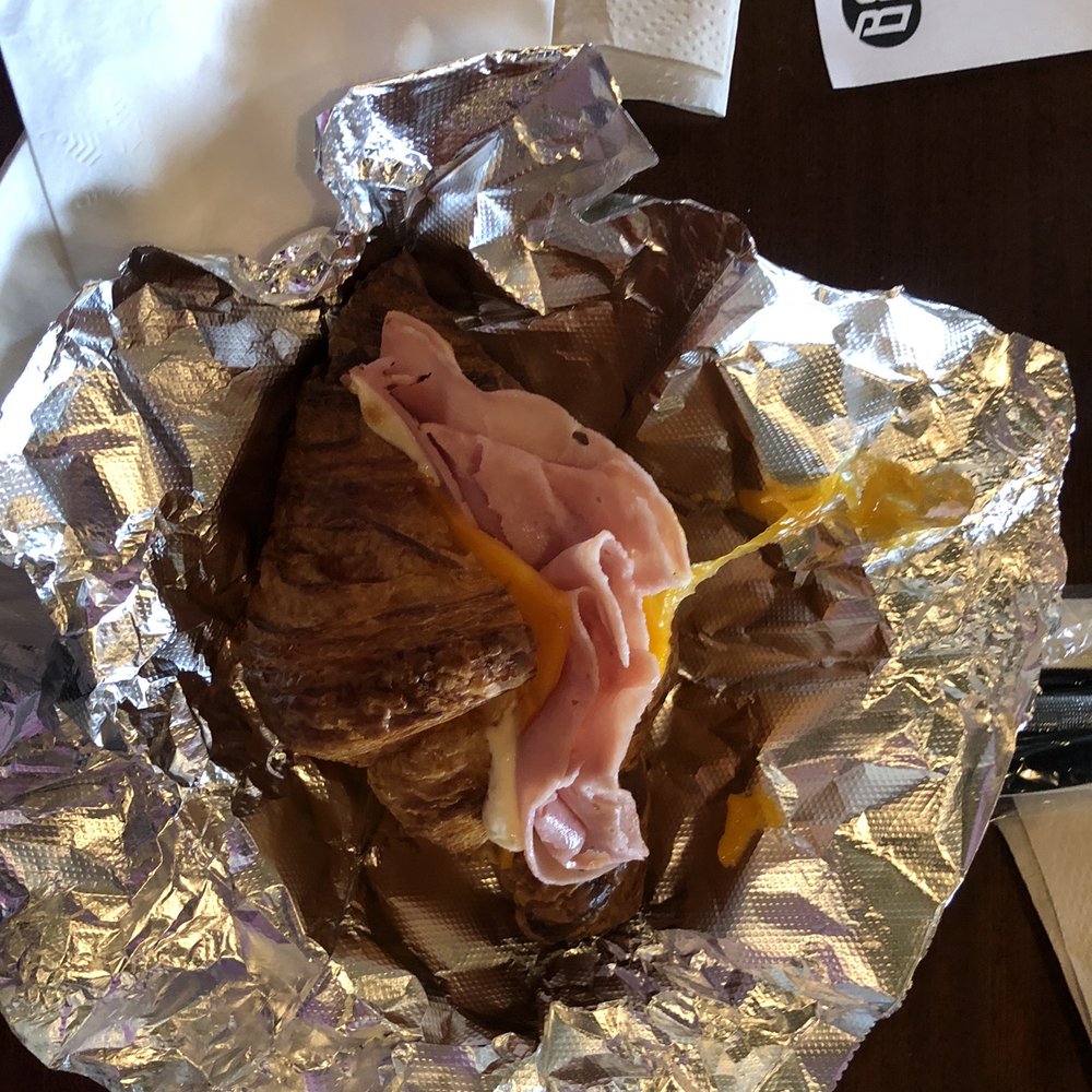 Ham and cheese croissant Ham and cheese croissant