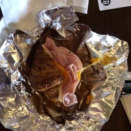 Ham and cheese croissant
