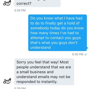 Smoke Shop - Savannah - This is the actual conversation with this company can you believe it they also asked for my order number publicly on Twitter who does that - Tobacco Shops Near Me - Savannah, Georgia Smoke Shop - Savannah - This is the actual conversation with this company can you believe it they also asked for my order number publicly on Twitter who does that - Tobacco Shops Near Me - Savannah, Georgia