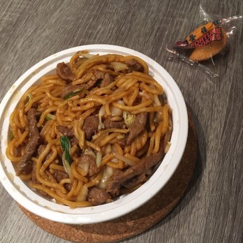 East Wok - Beef Lo Mein with a fortune cookie - Chinese Near Me - Orlando, Florida East Wok - Beef Lo Mein with a fortune cookie - Chinese Near Me - Orlando, Florida