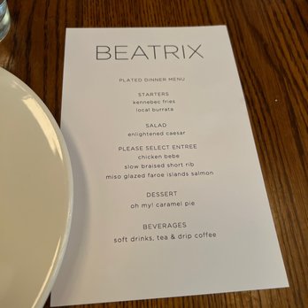 Beatrix - Streeterville - Group dinning menu! - New American Near Me - Chicago, Illinois Beatrix - Streeterville - Group dinning menu! - New American Near Me - Chicago, Illinois