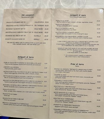 Menu photo 3 Piccolo Arancio Rome, RM Menu photo 3 Piccolo Arancio Rome, RM