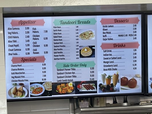 Menu photo 3 Indian Tandoor San Diego, CA