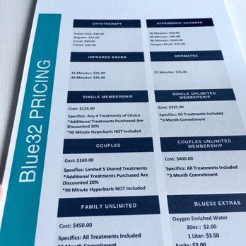 Blue 32 Jax - Cryotherapy Near Me - Jacksonville, Florida