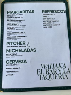 Menu photo 6 Wahaka Dunwoody, GA Menu photo 6 Wahaka Dunwoody, GA