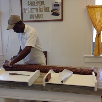 Murdick's Fudge - This is how they prepare fudge pieces here - Desserts Near Me - Oak Bluffs, Massachusetts