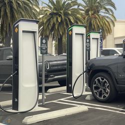 Rivian Adventure Network - Rivian Charging station