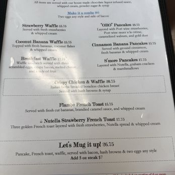 The Breakfast Mug - Menu as of July 2026. - Breakfast & Brunch Near Me - Oceanside, California The Breakfast Mug - Menu as of July 2026. - Breakfast & Brunch Near Me - Oceanside, California