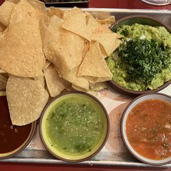 eLTacobar - Chips and guac for $22, was fine (but probably best part of our meal)