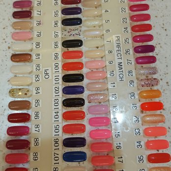Royal Nails & Spa - just a few gel color options - Nail Salons Near Me - Warwick, Rhode Island