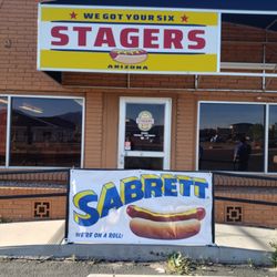 The front of the restaurant.