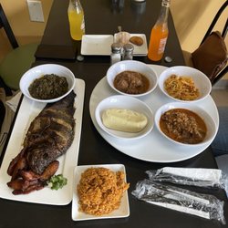 Elle Et Moi Cuisine - Tilapia,EGusi, Jollof Rice, Cassava Fufu , Plantain and more