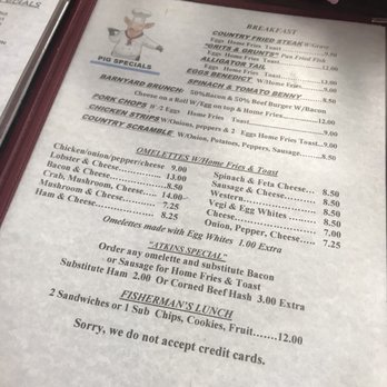 The Stuffed Pig - Menu - Breakfast & Brunch Near Me - Marathon, Florida