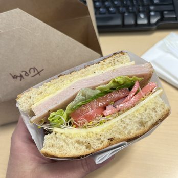 Ake'Larry - Turkey on focaccia, the pickled beets are so yummy. - Pasta Shops Near Me - Anaheim, California Ake'Larry - Turkey on focaccia, the pickled beets are so yummy. - Pasta Shops Near Me - Anaheim, California