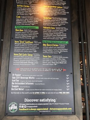 Menu photo 6 Snappy Salads Frisco, TX