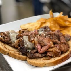 The Birch Room Chophouse - Prime Rib Sandwich