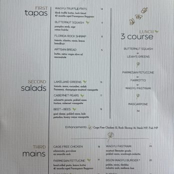 Leiah - Lunch menu (Dec 2025). The Beet+Bees did not have kales or pickled onions, instead, mixed greens and radishes. - New American Near Me - Orlando, Florida
