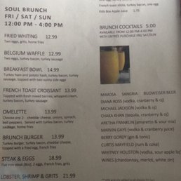 Brunch Menu Brunch Menu