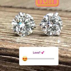 Classic Diamond Studs
