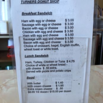 Turner Donut Shop - Breakfast / lunch options - Donuts Near Me - Bradenton, Florida