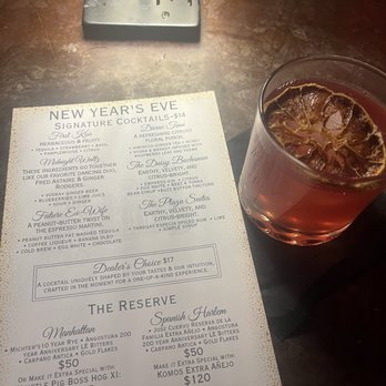 The Volstead - NYE menu - Cocktail Bars Near Me - Jacksonville, Florida The Volstead - NYE menu - Cocktail Bars Near Me - Jacksonville, Florida