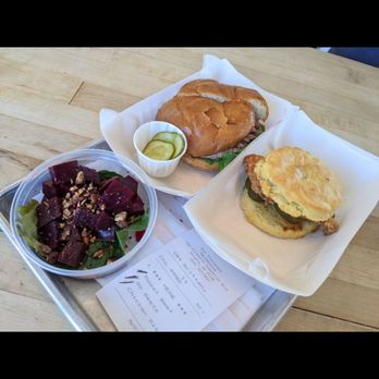 Star Provisions - Roasted marinated beets, roast beef sandwich, and chicken biscuit. - Cheese Shops Near Me - Atlanta, Georgia Star Provisions - Roasted marinated beets, roast beef sandwich, and chicken biscuit. - Cheese Shops Near Me - Atlanta, Georgia