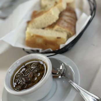 Tra di Noi - a bowl of soup and bread - Italian Near Me - Malibu, California