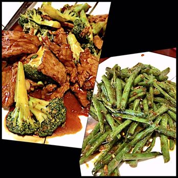 Hunan Lion - Beef & broccoli, and green beans. I don't screw around with straightforward Anglo/Chinese fare. $21.11 total. - Chinese Near Me - Austin, Texas