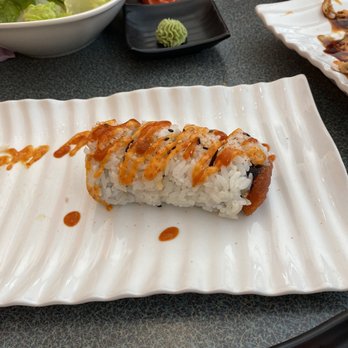 Teriyaki & Sushi - Half eaten spicy tuna roll. Sooooo good - Japanese Near Me - Midlothian, Virginia Teriyaki & Sushi - Half eaten spicy tuna roll. Sooooo good - Japanese Near Me - Midlothian, Virginia