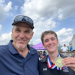Spring Woodlands Tennis Academy - Cooper Reid District Champion Singles, Klein Cain 2025.