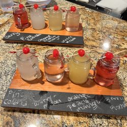 Crestline Cafe - You always order a mimosa flight at brunch, sorry I don't make the rules