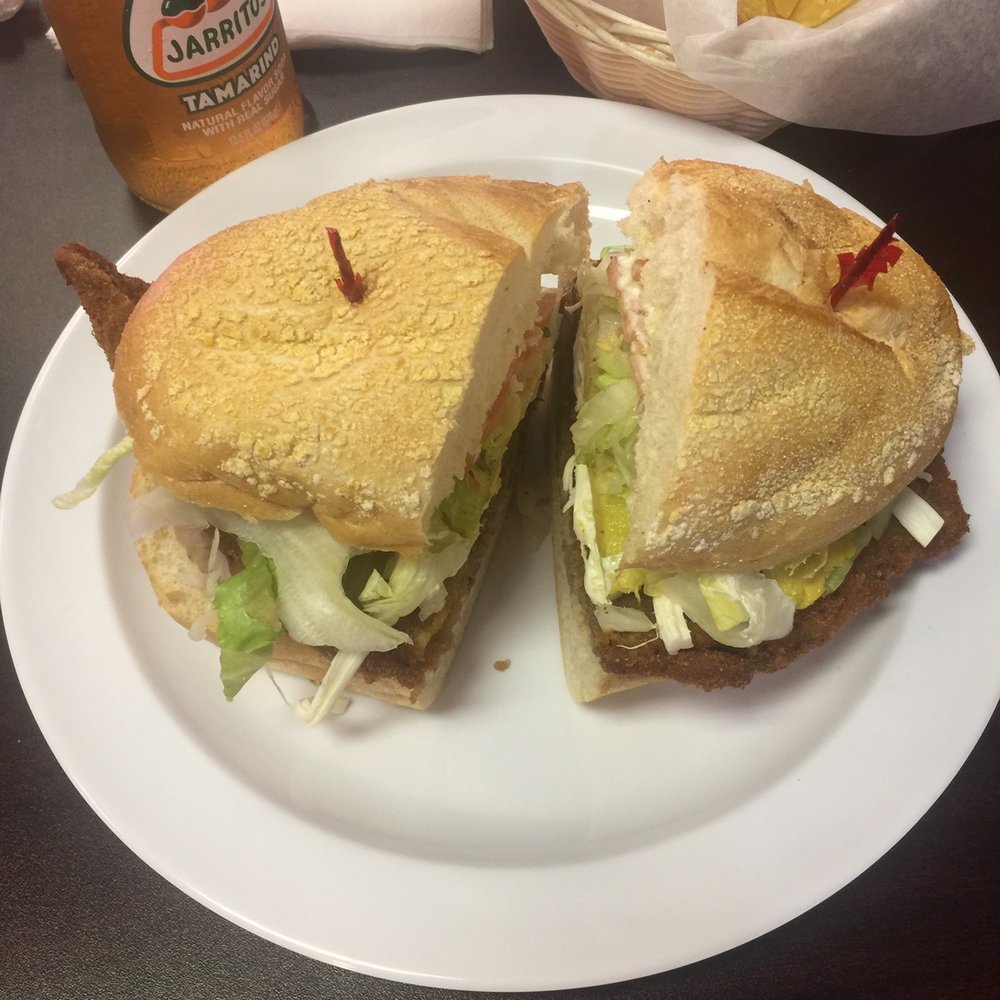Torta de milanesa de res Torta de milanesa de res