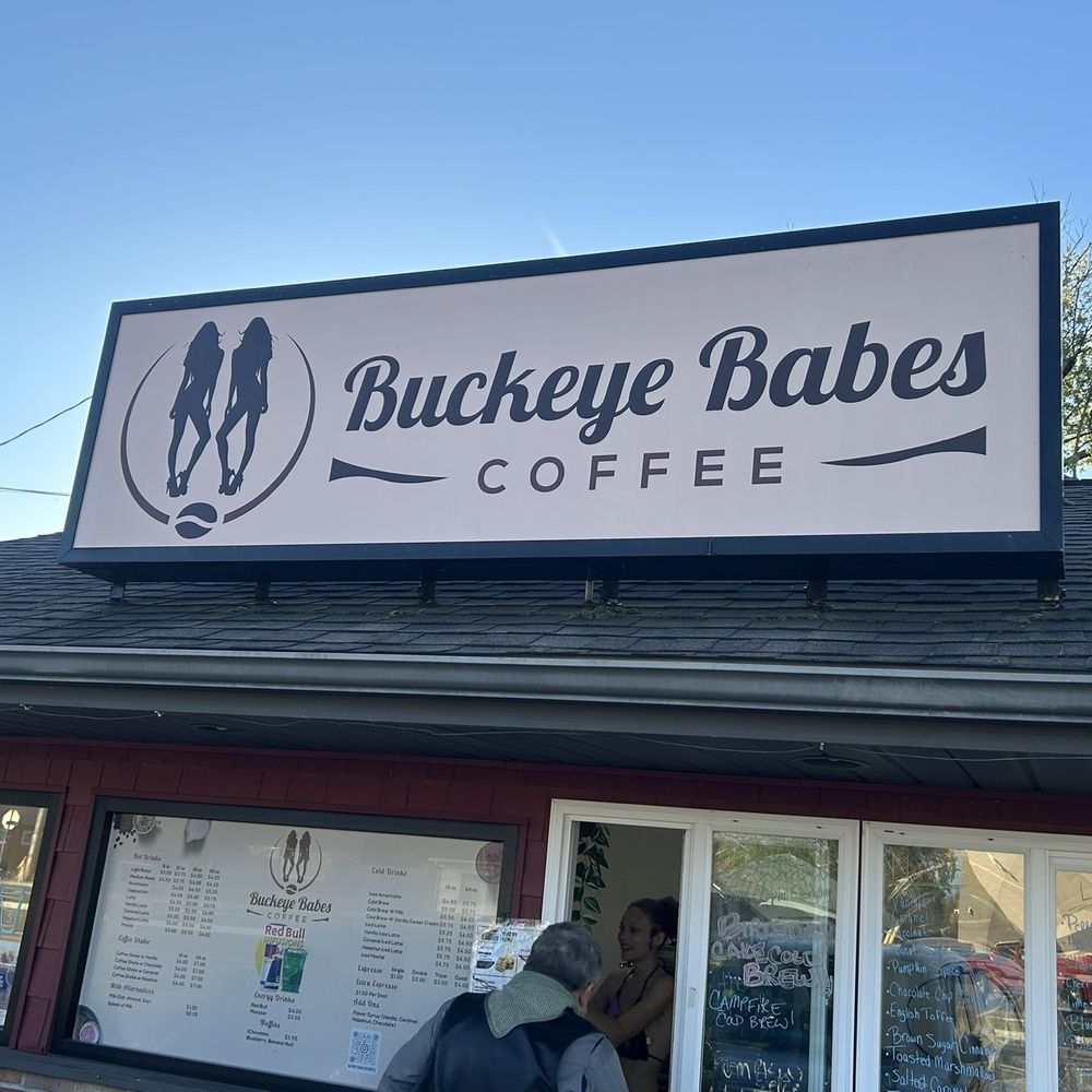 Buckeye Babes Coffee - Sign - Themed Cafes Near Me - Buckeye Lake, Ohio Buckeye Babes Coffee - Sign - Themed Cafes Near Me - Buckeye Lake, Ohio