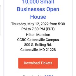 Community College of Baltimore County - This is a program designed to help EXISTING small businesses move to the next level.