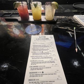 Barrio Tacos - Margarita Flight - Tacos Near Me - Raleigh, North Carolina