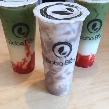 Boba Bliss - Taro with lychee jelly - Bubble Tea Near Me - Dublin, California